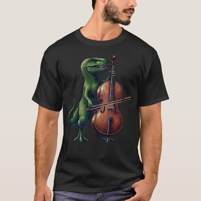 T-shirt Cello Cellist Cellin S2 (132) (Devant)
