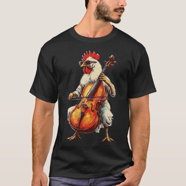 T-shirt Cello Cellist Cellin S2 (150) (Devant)
