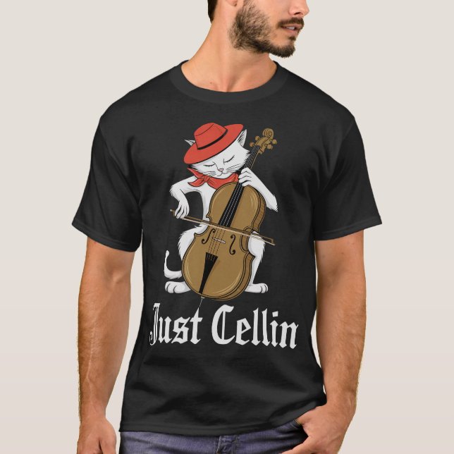 T-shirt Cello Cellist Cellin S2 (2010) (Devant)