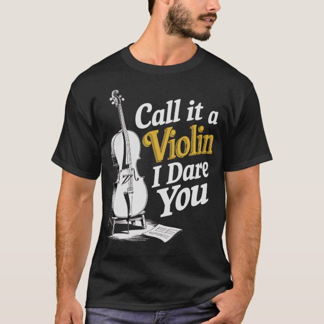 T-shirt Cello Cellist Cellin S2 (202) (Devant)