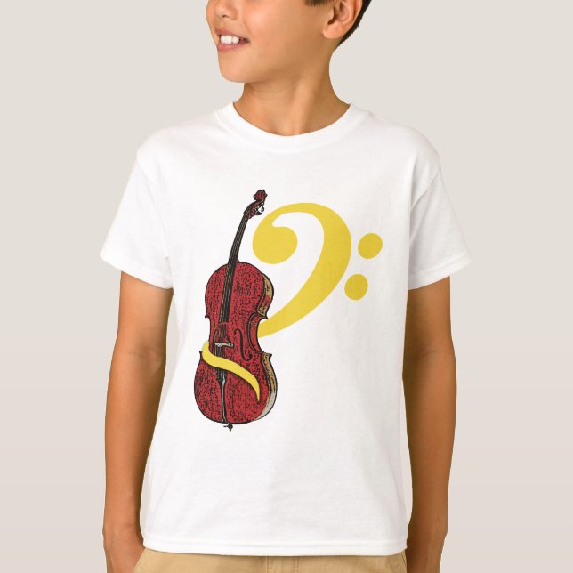 T-shirt Cello Clef - Enfants et bébés (Devant)