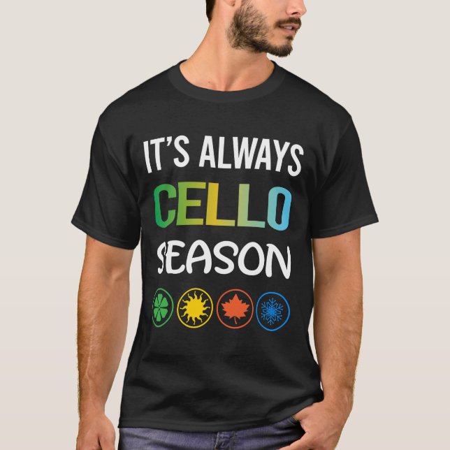 T-shirt Cello de saison drôle (Devant)