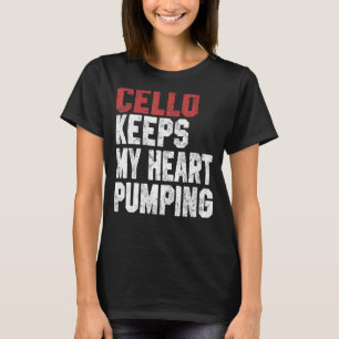 T-shirt Cello garde mon coeur pompage Cello Hommes Femmes