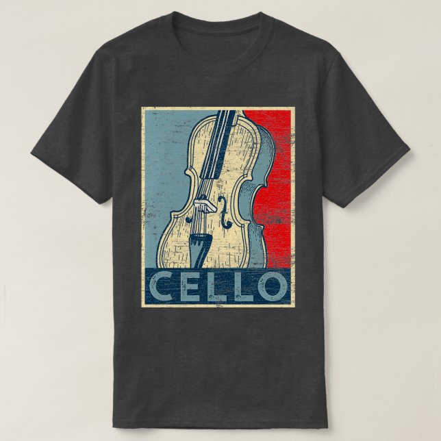 T-shirt Cello Grunge (Design devant)