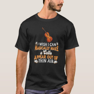 T-shirt Cello Musician Orchestra Musique classique Magie