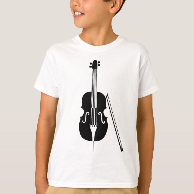 T-shirt Cello - Noir (Devant)