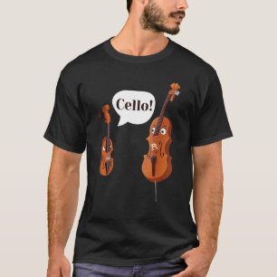 T-shirt Cello Player Cellist Orchestre Musicien Classique