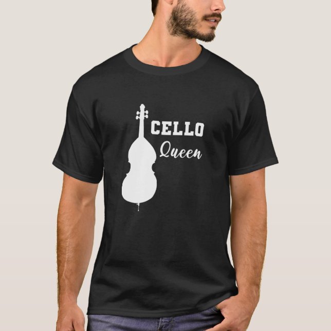 T-shirt Cello Queen Instrumentalist (Devant)