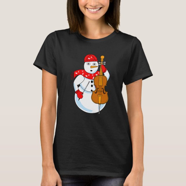 T-shirt Cello Snowman (Devant)
