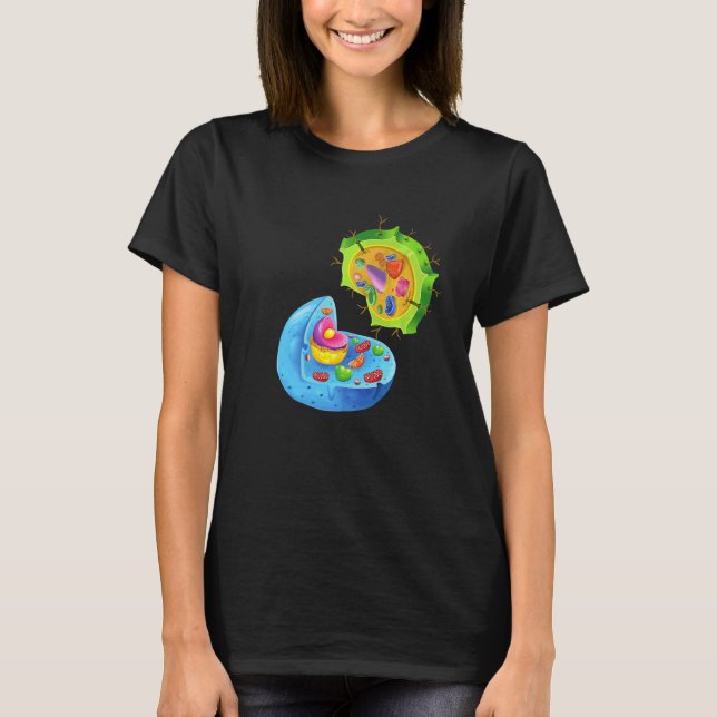 T-shirt Cellule plante Et Animale En Harmonie Avec La Natu (Devant)