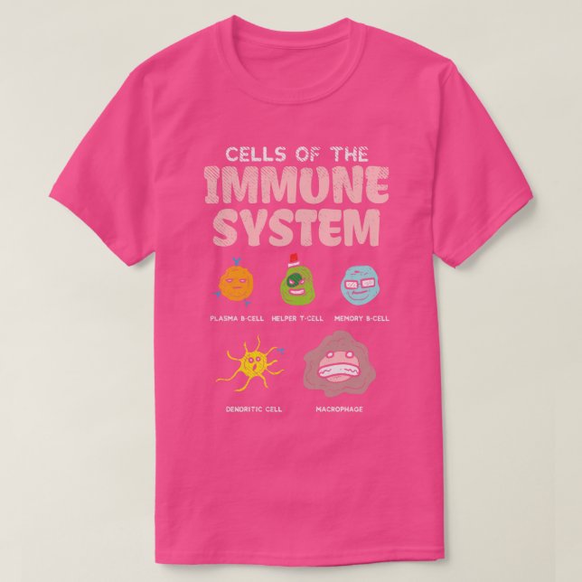T-shirt Cellules Du Système Immunitaire (Design devant)