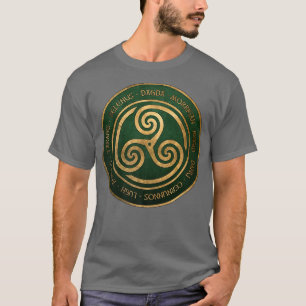 T-shirt Celtic Gods and Goddesses Ancient Triskelion Symbo