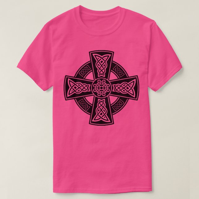 T-shirt Céltic High Cross Décorative Knotwork 12 (Design devant)