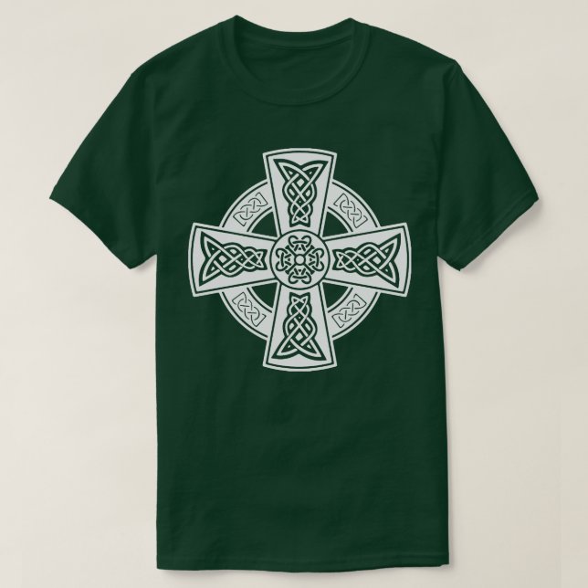T-shirt Céltic High Cross Décorative Knotwork 13 (Design devant)