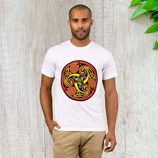 T-Shirt Celtic Spiral Mens (Créateur téléchargé)