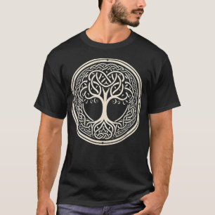 T-shirt Celtic Tree of Wisdom Knotwork