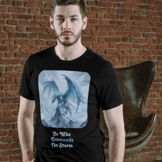 T-shirt Celui Qui Commande Le Dragon De Glace De Tempête