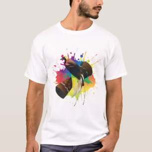 T-shirt Cendrawasih L'Oiseau Du Paradis Coloré