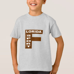 T-shirt cendre enfants CHOCOLAT FLORIDA SPORT