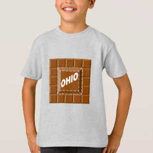 T-shirt cendre Enfants CHOCOLAT OHIO