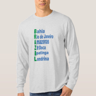 T-shirt cendre homme  TOURISME   BRAZIL
