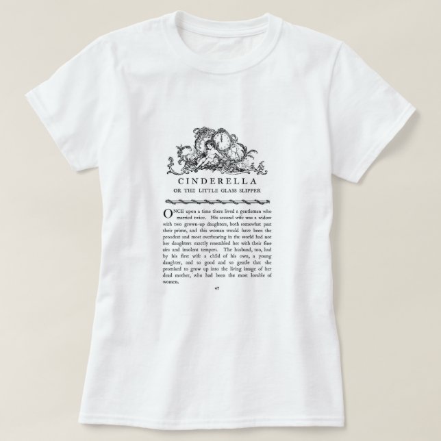 T-shirt Cendrillon (Design devant)