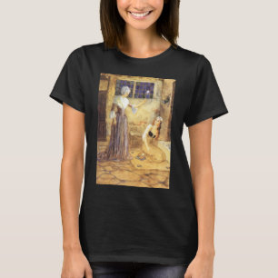 T-shirt Cendrillon de conte de fées vintage avec la fée ma