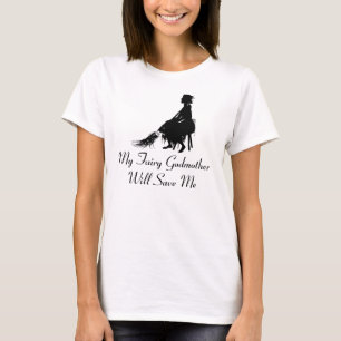 T-shirt Cendrillon pique "ma marraine gâteau me sauvera "