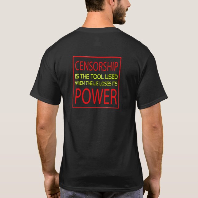 T-shirt Censure (Dos)