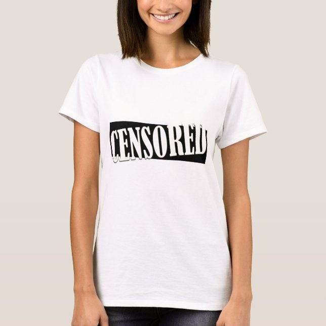 T-shirt censuré (Devant)