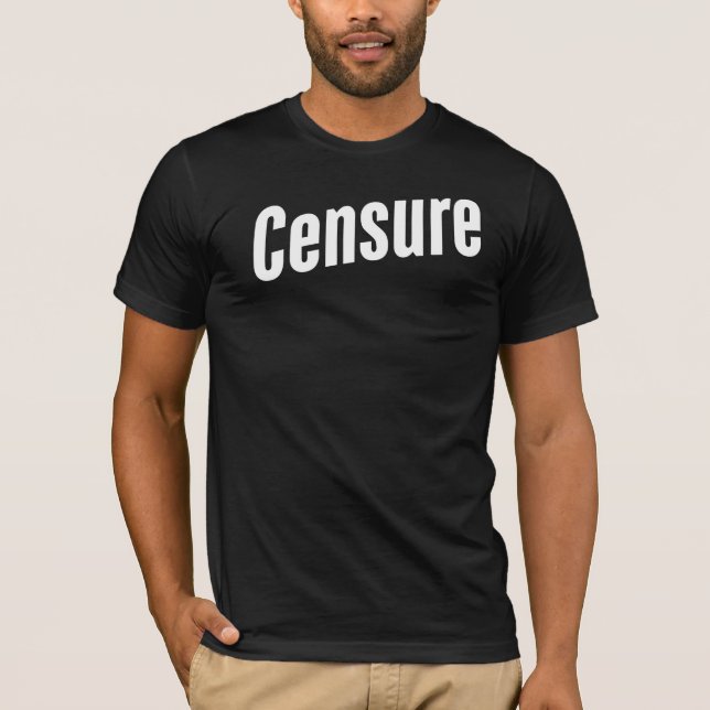 T-shirt Censure (Devant)