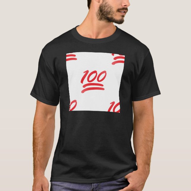 T-shirt cent émoticônes (Devant)
