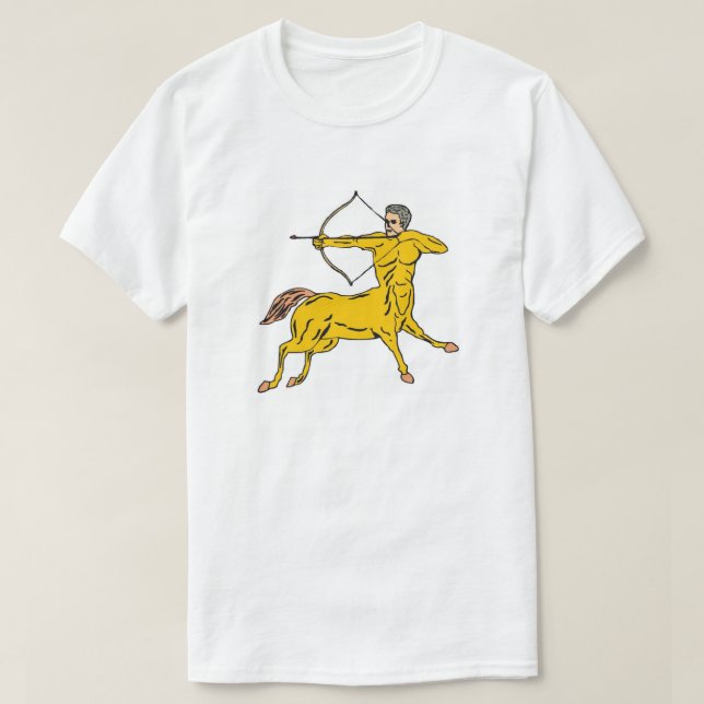 T-shirt Centaur Aims Bow Flèche Mythique Créature Figure (Design devant)