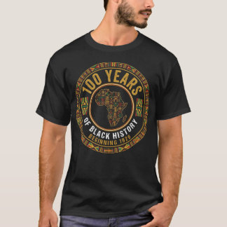 T-Shirt Centenaire de l'Histoire des Noirs 1926