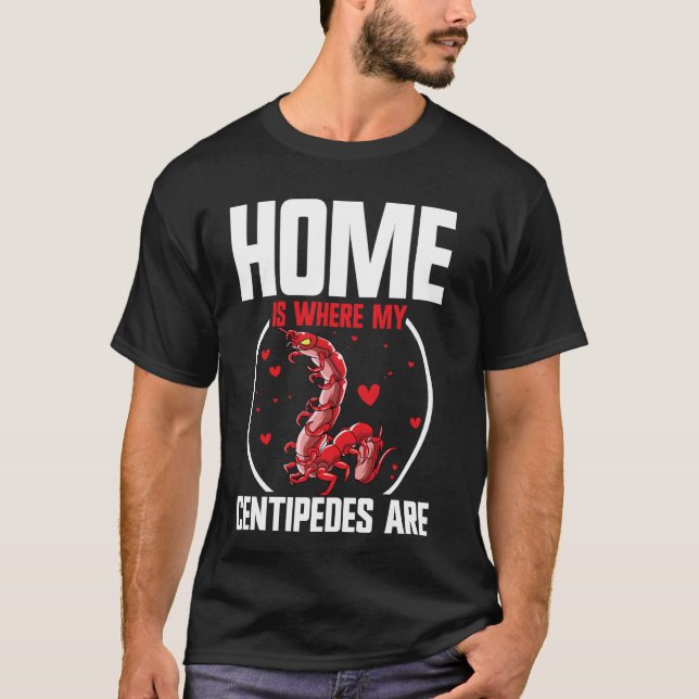 T-shirt Centipede Lover Insectes Acessants Arthropodes Gia (Devant)