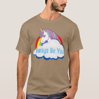 T-shirt Central Intelligence Unicorne Rainbow Cloud ami