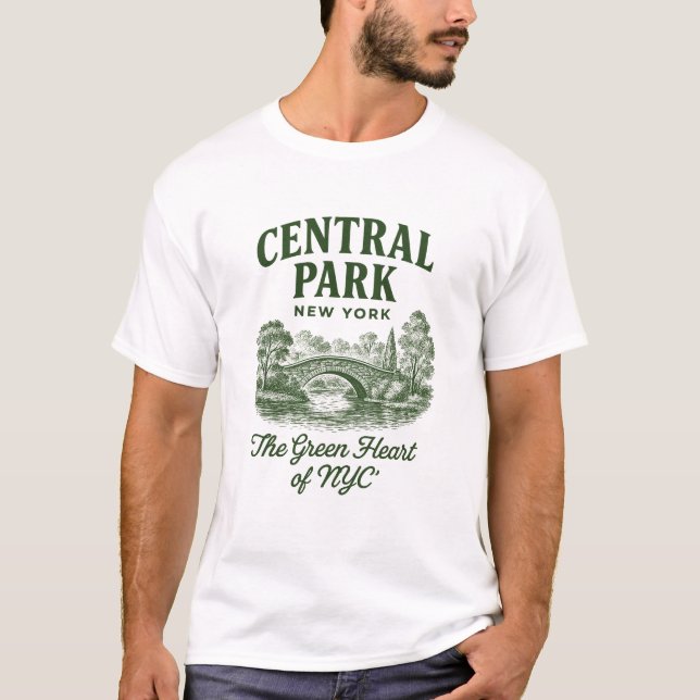 T-shirt Central Park New York (Devant)