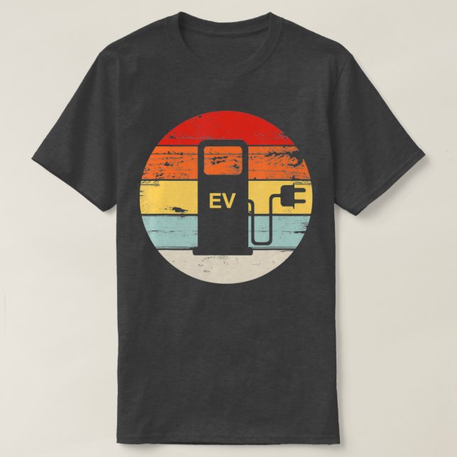 T-shirt Centrale électrique Retro Sunset (Design devant)