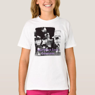 T-shirt Centre commercial de Noël Portes pour enfants Chem