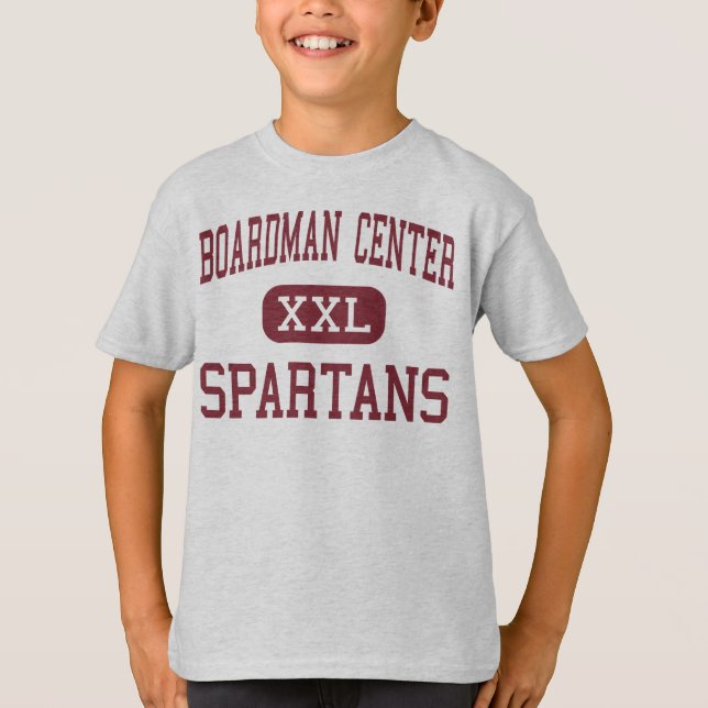 T-shirt Centre de Boardman - Spartans - milieu - (Devant)