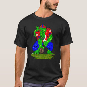 T-shirt Centre De Football De Dinosaur Rex Dino