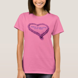 T-shirt Centre de ma chemise mondiale
