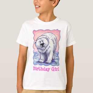 T-shirt Centre de partie d'ours blanc