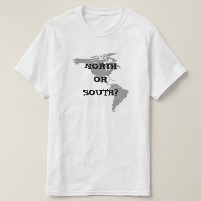 T-shirt Centre Nord ou Sud (Design devant)