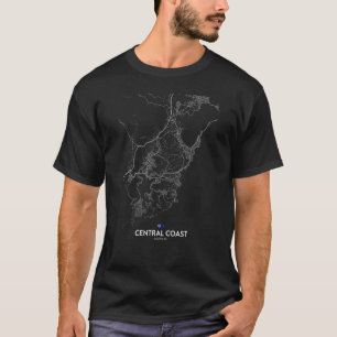 T-shirt centre-ville australie Plan de la ville Travel sou
