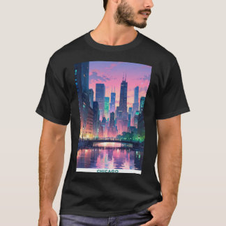 T-shirt Centre-ville de Chicago