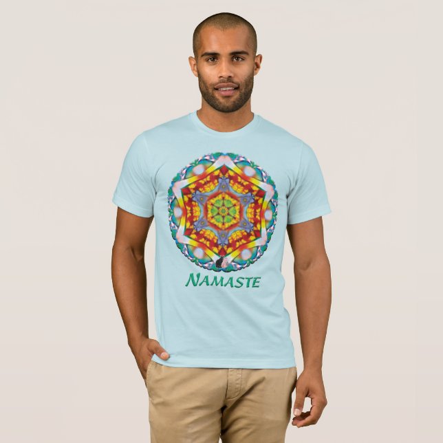 T-shirt Centris Namaste Kaleidoscope (Devant entier)