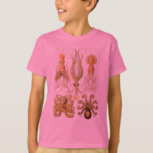 T-shirt Cephalopod poulpe calmar Nature marine