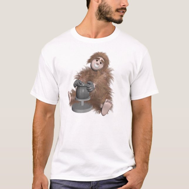 T-shirt Ceramicist hirsute (Devant)