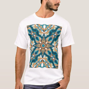 T-shirt Céramique cachemire vintage : imprimé oriental.